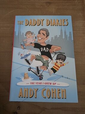 The Daddy Diaries by - Light Blue Hardcover Book AUTOGRAPHED